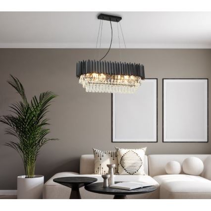 Brilagi - CARLOS Cable-Hung Chandelier 10xE14/40W/230V
