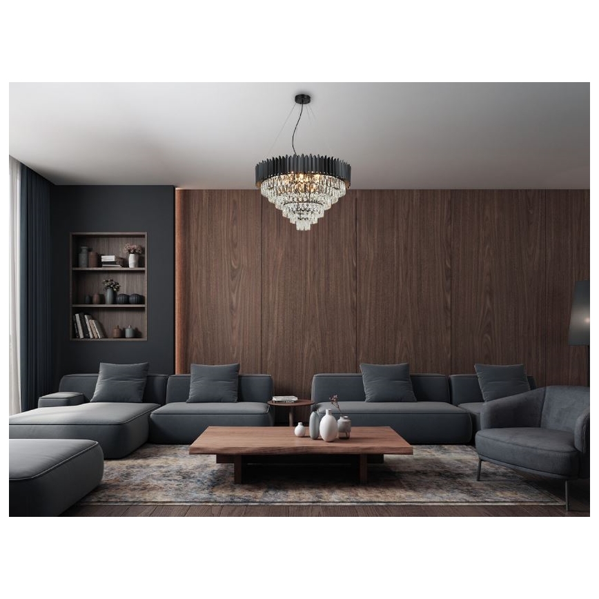 Brilagi - CARLOS cable pendant light 11×E14/40W/230V, Ø 80 cm