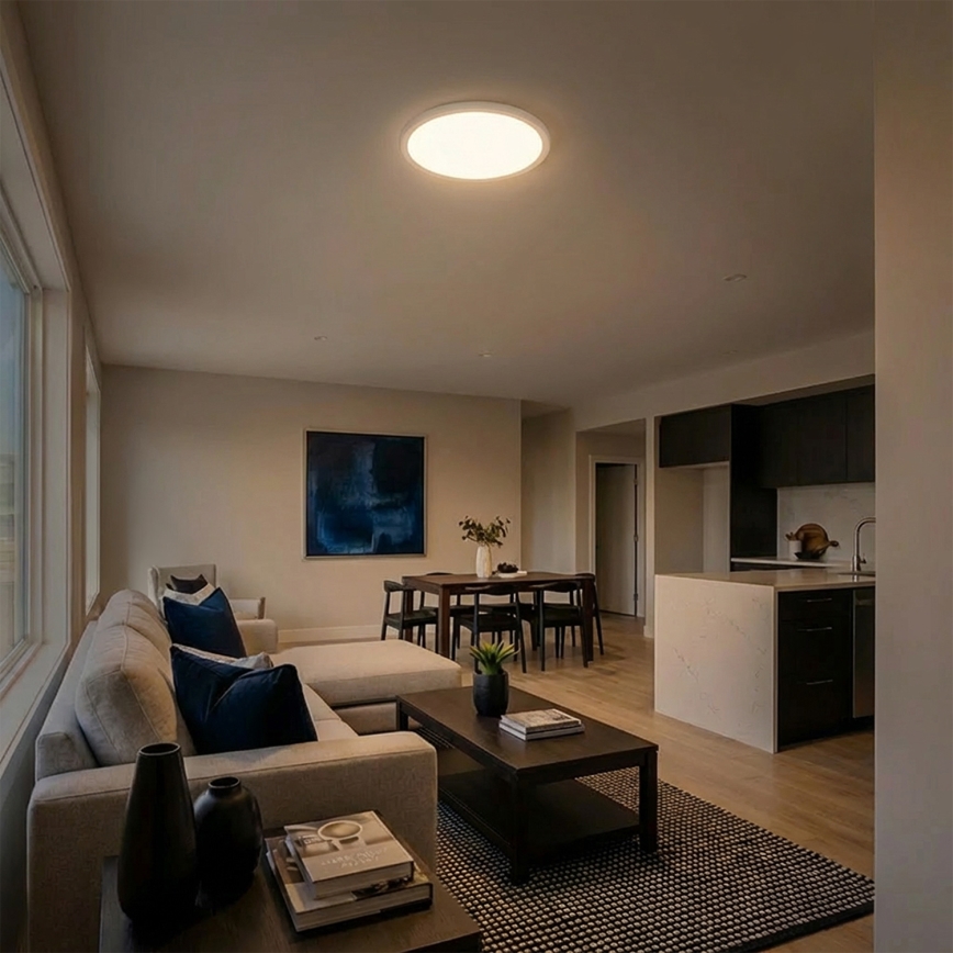 Brilagi - CARLOS LED Ceiling Light 24W/230V, Ø 40 cm, White