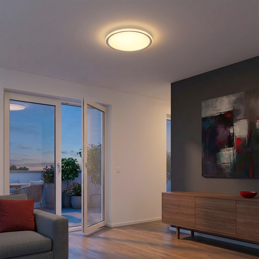 Brilagi - CARLOS LED Ceiling Light 24W/230V, Ø 40 cm, White