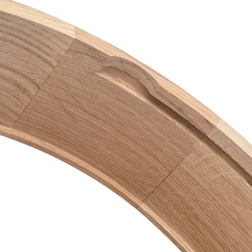 Brilagi - CARVALHO LED Ceiling Light 20W/230V, Oak, Ø 27.5 cm