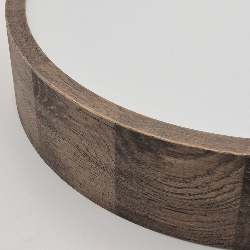 BRILAGI - CARVALHO LED Ceiling Light 2xE27/15W/230V Oak-Walnut Ø 37 cm