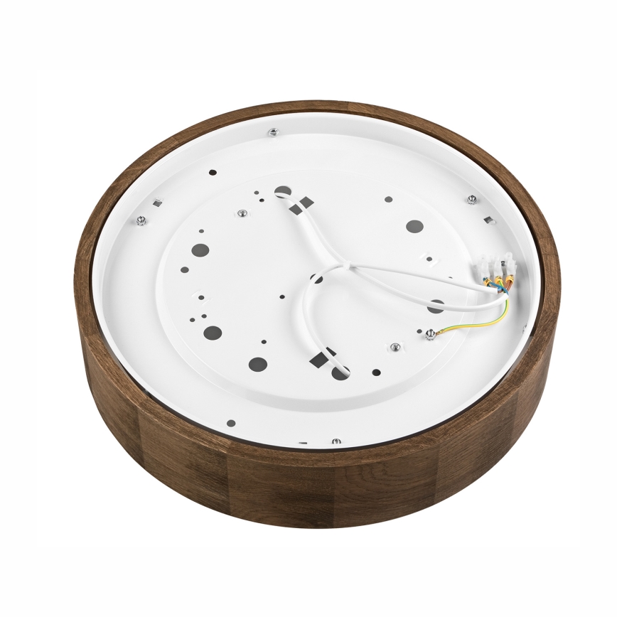 BRILAGI - CARVALHO LED Ceiling Light 2xE27/15W/230V Oak-Walnut Ø 37 cm