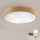 Brilagi - CARVALHO LED Ceiling Light 4xE27/60W/230V Oak Ø 57.5 cm