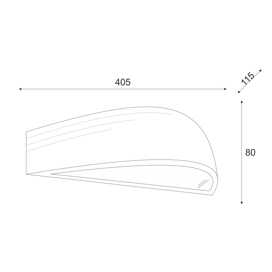 Brilagi - CARVALHO LED RGBW Dimmable Wall Light 1x E27/15W/230V 2700–6500K Wi-Fi Oak