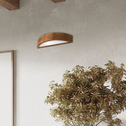 Brilagi - CARVALHO LED Wall Lamp 1xE27/15W/230V oak cherry