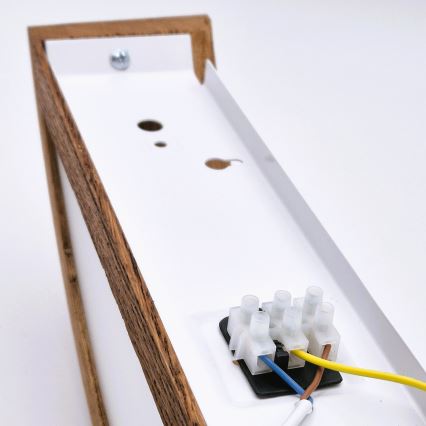 Brilagi - CARVALHO LED Wall Lamp 1xE27/15W/230V oak cherry