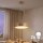 Brilagi - CARVALHO MODERN LED Cable Pendant 2xE27/60W/230V Oak Ø 37.5 cm