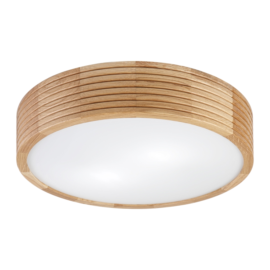 Brilagi - CARVALHO MODERN LED Ceiling Light 2xE27/60W/230V, Ø 37.5 cm, Oak