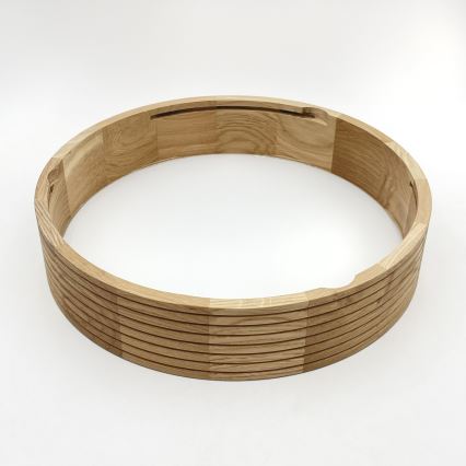 Brilagi - CARVALHO MODERN LED Ceiling Light 2xE27/60W/230V, Ø 37.5 cm, Oak