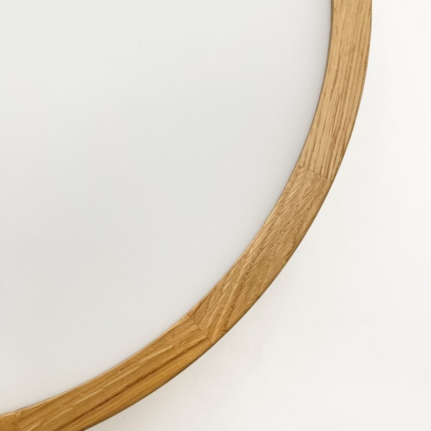Brilagi - CARVALHO MODERN LED Ceiling Light 2xE27/60W/230V, Ø 37.5 cm, Oak