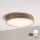Brilagi - CARVALHO MODERN LED Ceiling Light 3xE27/60W/230V Ø 47.5 cm Oak