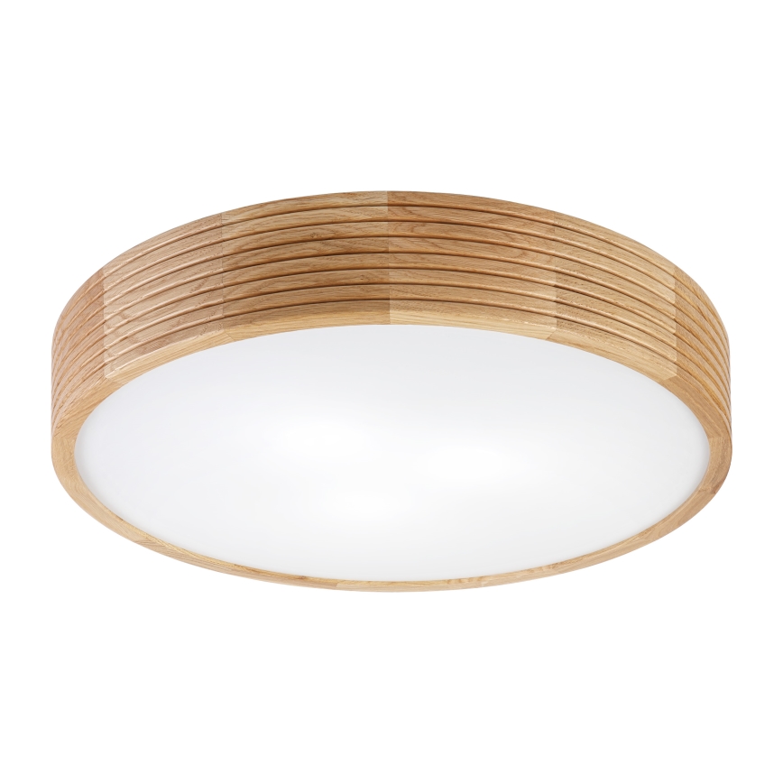 Brilagi - CARVALHO MODERN LED Ceiling Light 3xE27/60W/230V Ø 47.5 cm Oak