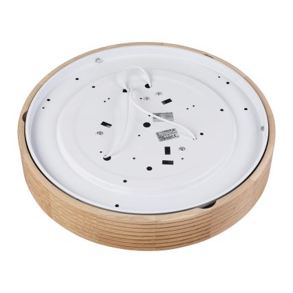 Brilagi - CARVALHO MODERN LED Ceiling Light 3xE27/60W/230V Ø 47.5 cm Oak
