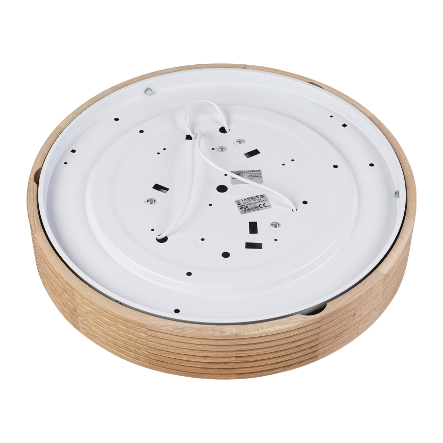 Brilagi - CARVALHO MODERN LED Ceiling Light 3xE27/60W/230V Ø 47.5 cm Oak