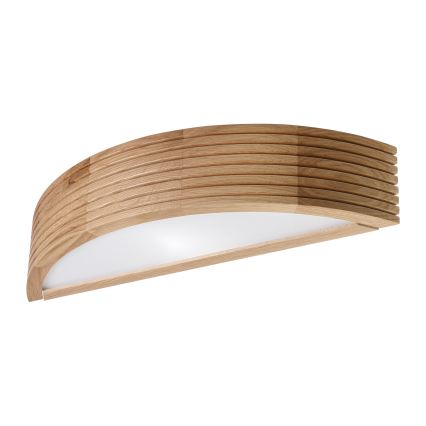 Brilagi - CARVALHO MODERN LED Wall Light 1xE27/60W/230V Oak