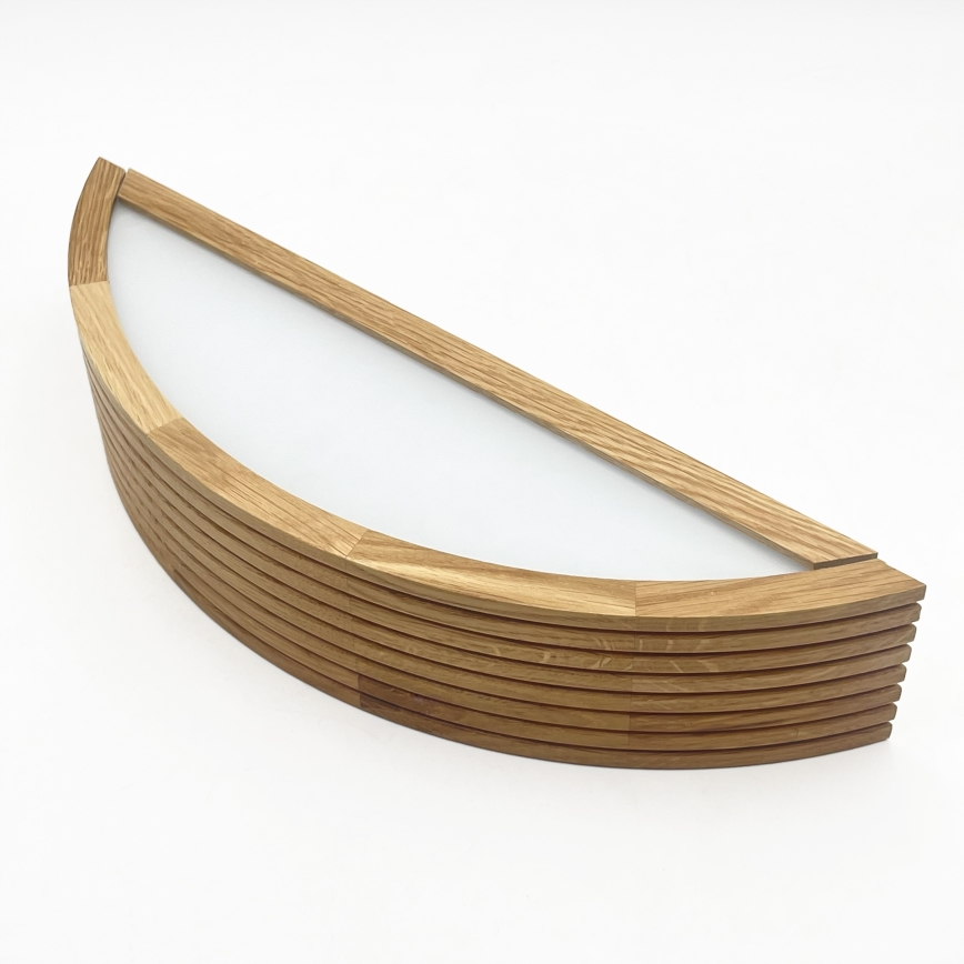 Brilagi - CARVALHO MODERN LED Wall Light 1xE27/60W/230V Oak