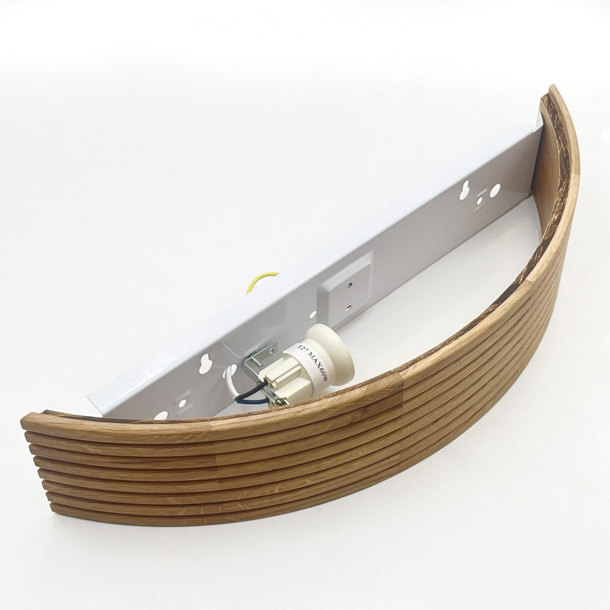 Brilagi - CARVALHO MODERN LED Wall Light 1xE27/60W/230V Oak
