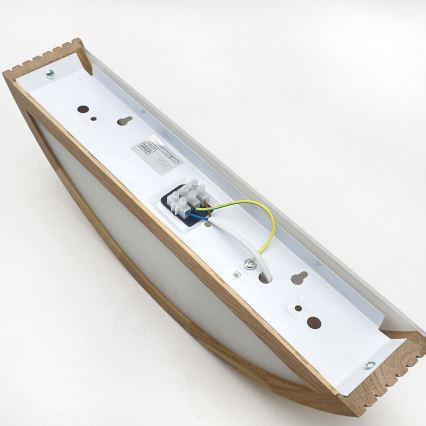 Brilagi - CARVALHO MODERN LED Wall Light 1xE27/60W/230V Oak