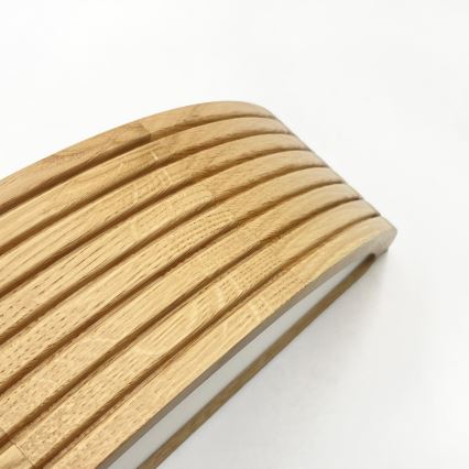 Brilagi - CARVALHO MODERN LED Wall Light 1xE27/60W/230V Oak
