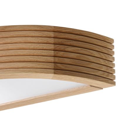 Brilagi - CARVALHO MODERN LED Wall Light 1xE27/60W/230V Oak