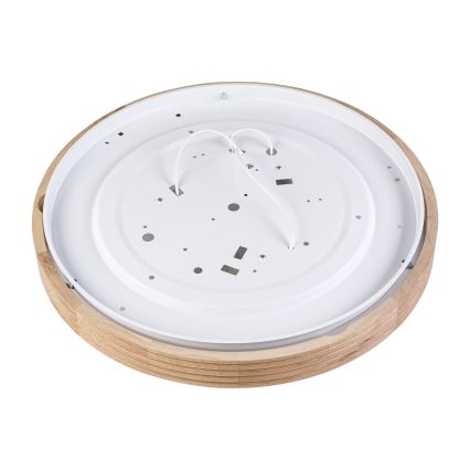 Brilagi - LED Ceiling Light CARVALHO MODERN SLIM 3xE27/60W/230V Ø 47.5 cm Oak