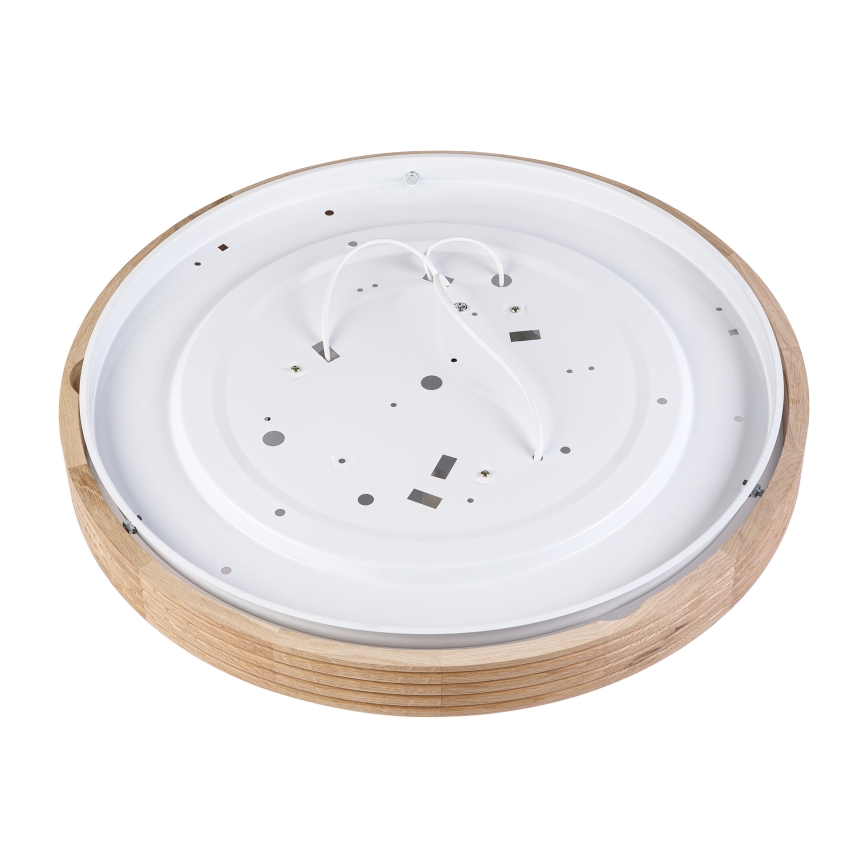 Brilagi - LED Ceiling Light CARVALHO MODERN SLIM 3xE27/60W/230V Ø 47.5 cm Oak