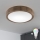 Brilagi - CARVALHO SLIM LED RGBW Dimmable Ceiling Light 1xE27/15W/230V 2700–6500K Wi-Fi Oak Ø 27 cm