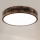 Brilagi - CARVALHO SMOKEY LED Ceiling Light, 36W, 230V, Oak, Ø 47.5 cm