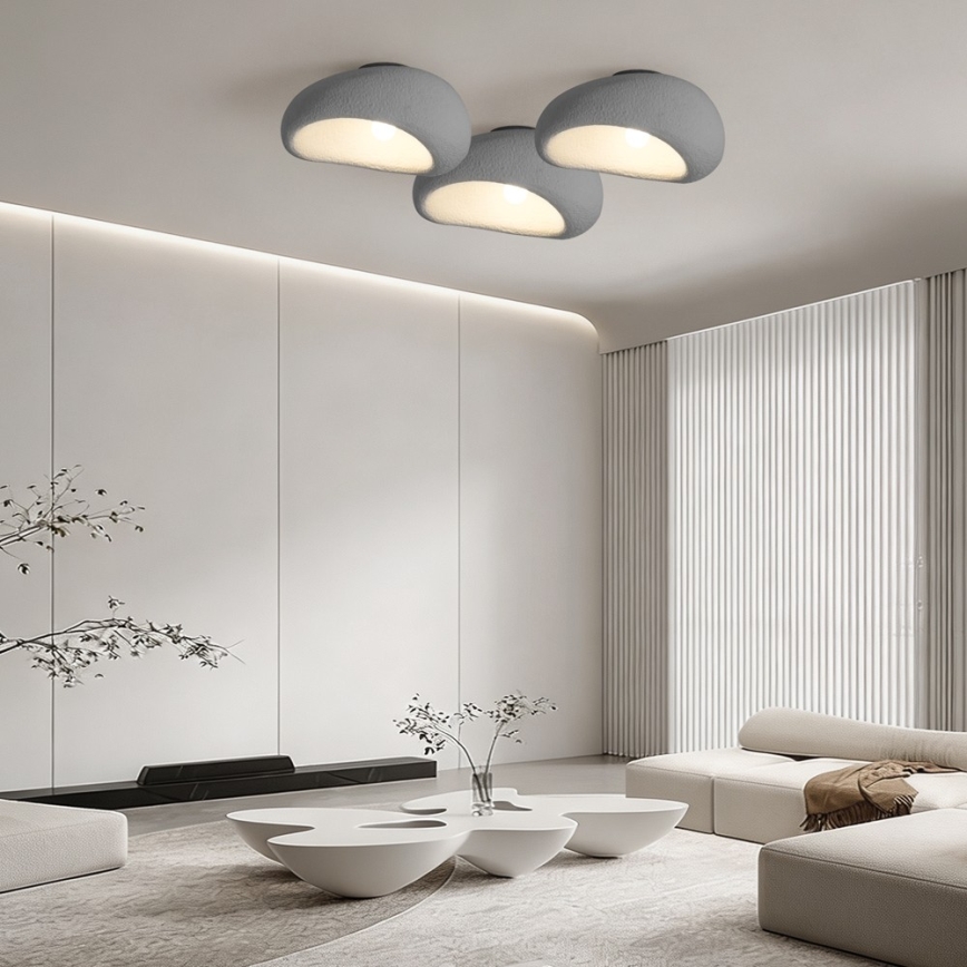 BRILAGI - Ceiling lamp WABI SABI 1xE27/60W/230V Ø 40 cm grey