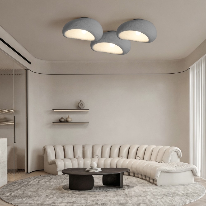 BRILAGI - Ceiling lamp WABI SABI 1xE27/60W/230V Ø 40 cm grey