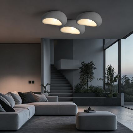 BRILAGI - Ceiling lamp WABI SABI 1xE27/60W/230V Ø 40 cm grey