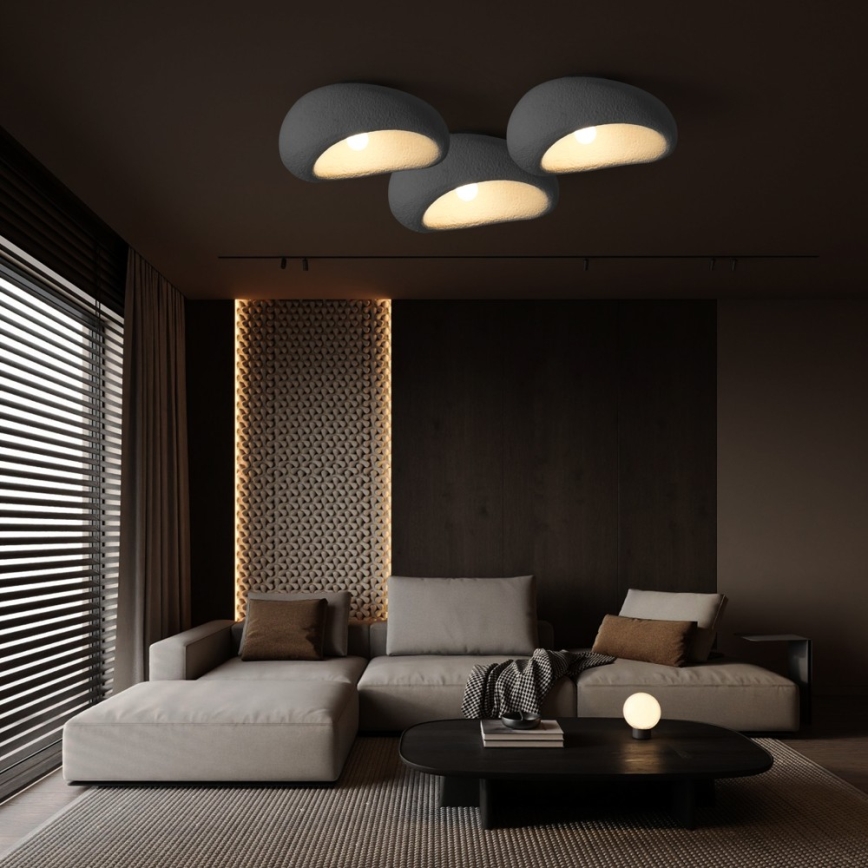 BRILAGI - Ceiling lamp WABI SABI 1xE27/60W/230V Ø 40 cm grey