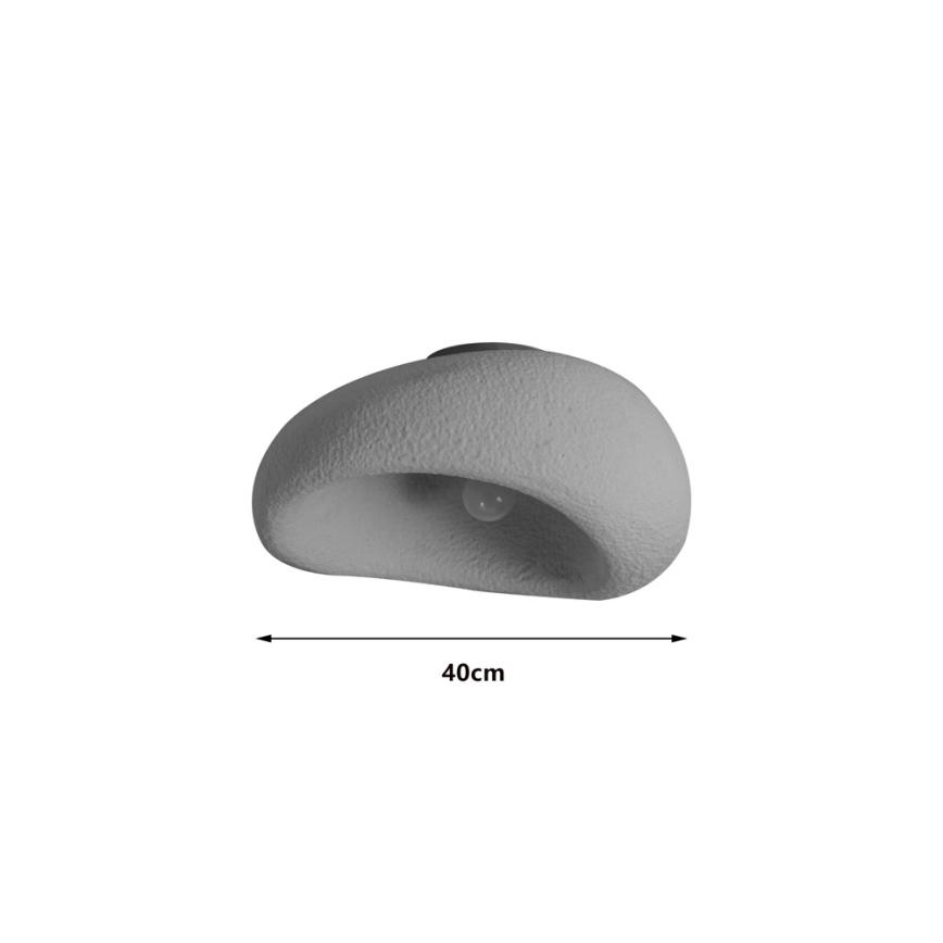 BRILAGI - Ceiling lamp WABI SABI 1xE27/60W/230V Ø 40 cm grey