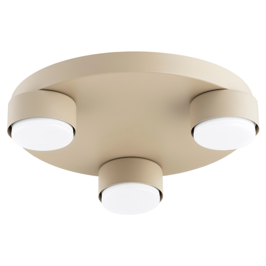 Brilagi - Ceiling light 3x GX53 / 12W / 230V, Ø 30 cm, beige