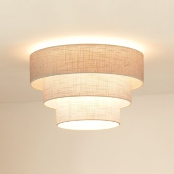 Brilagi - Ceiling light ALASKA LUNETA 1xE27/15W/230V d. 45 cm grey/creamy