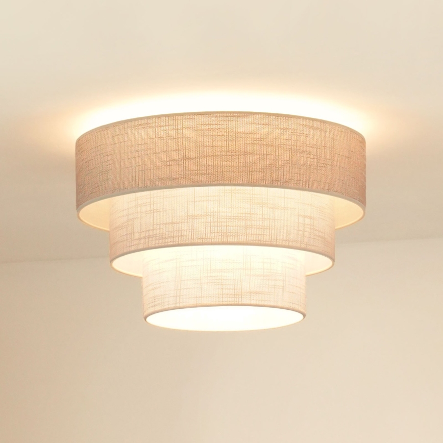 Brilagi - Ceiling light ALASKA LUNETA 1xE27/15W/230V d. 45 cm grey/creamy