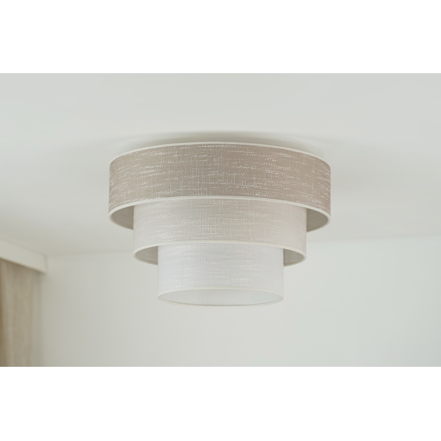 Brilagi - Ceiling light ALASKA LUNETA 1xE27/15W/230V d. 45 cm grey/creamy