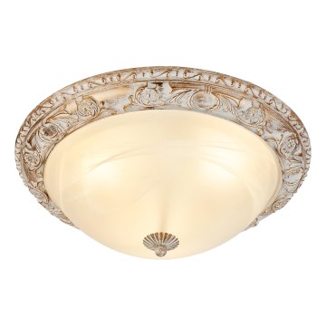 Brilagi - Ceiling light ARIADNA 3xE27/60W/230V gold/creamy/patina