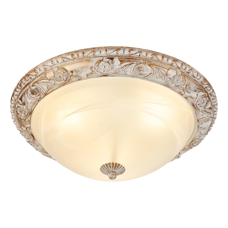 Brilagi - Ceiling light ARIADNA 3xE27/60W/230V gold/creamy/patina