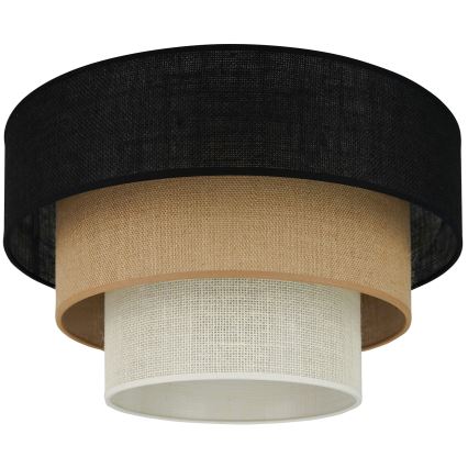 Brilagi - Ceiling light ASPEN LUNETA 1xE27/15W/230V d. 45 cm black/beige/creamy