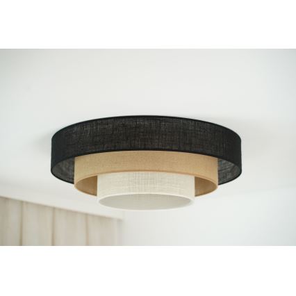 Brilagi - Ceiling light ASPEN LUNETA LED/12W/230V d. 60 cm 3000K/4000K/6400K black/beige/creamy
