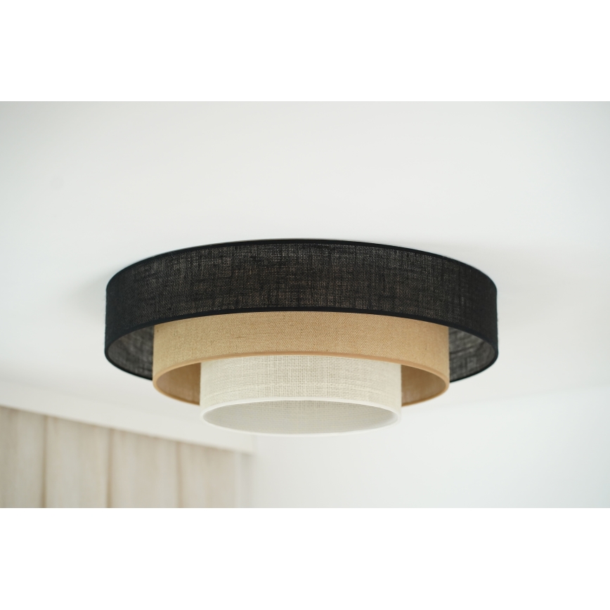 Brilagi - Ceiling light ASPEN LUNETA LED/12W/230V d. 60 cm 3000K/4000K/6400K black/beige/creamy