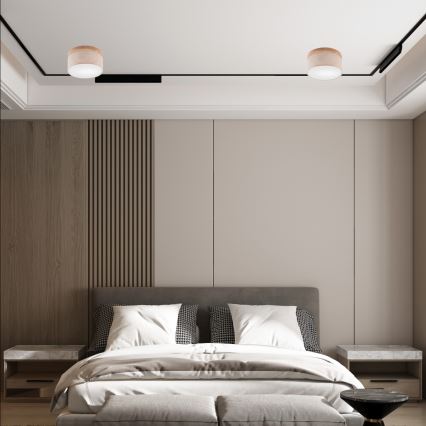 Brilagi - Ceiling light BELLADONNA 1xE27/15W/230V d. 30 cm beige/oak