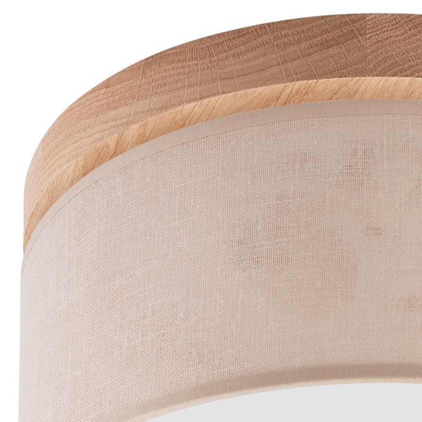 Brilagi - Ceiling light BELLADONNA 1xE27/15W/230V d. 30 cm beige/oak