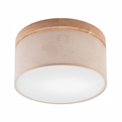 Brilagi - Ceiling light BELLADONNA 1xE27/15W/230V d. 30 cm beige/oak