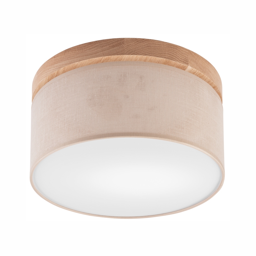 Brilagi - Ceiling light BELLADONNA 1xE27/15W/230V d. 30 cm beige/oak