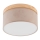 Brilagi - Ceiling light BELLADONNA 1xE27/15W/230V d. 30 cm beige/pine