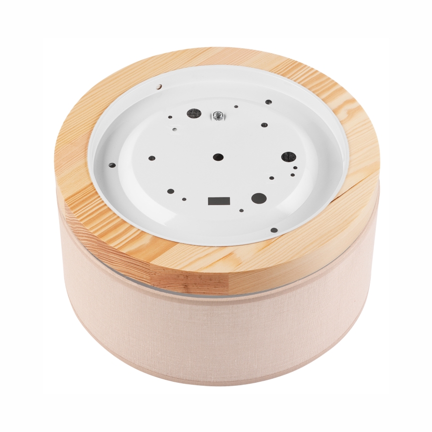 Brilagi - Ceiling light BELLADONNA 1xE27/15W/230V d. 30 cm beige/pine