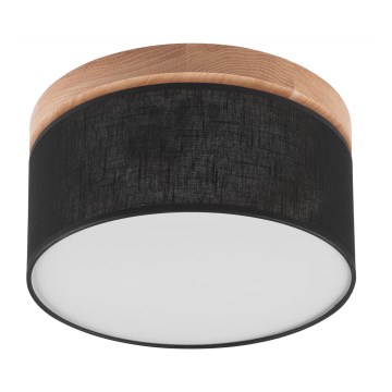 Brilagi - Ceiling light BELLADONNA 1xE27/15W/230V d. 30 cm black/oak